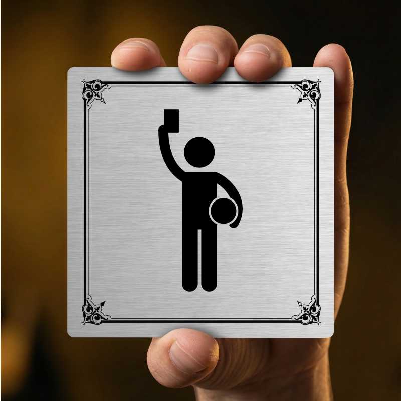 Rozhodčí, 100x100mm, bílá, Nevada